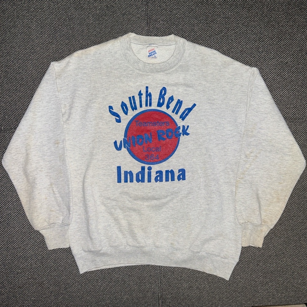 90s South Bend Indiana Gray Retro Sweatshirt